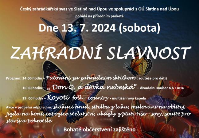 Zahradní slavnost 2024