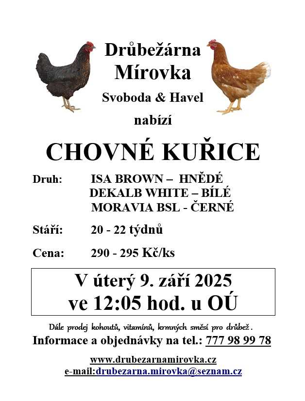 Drůbežárna Mírovka