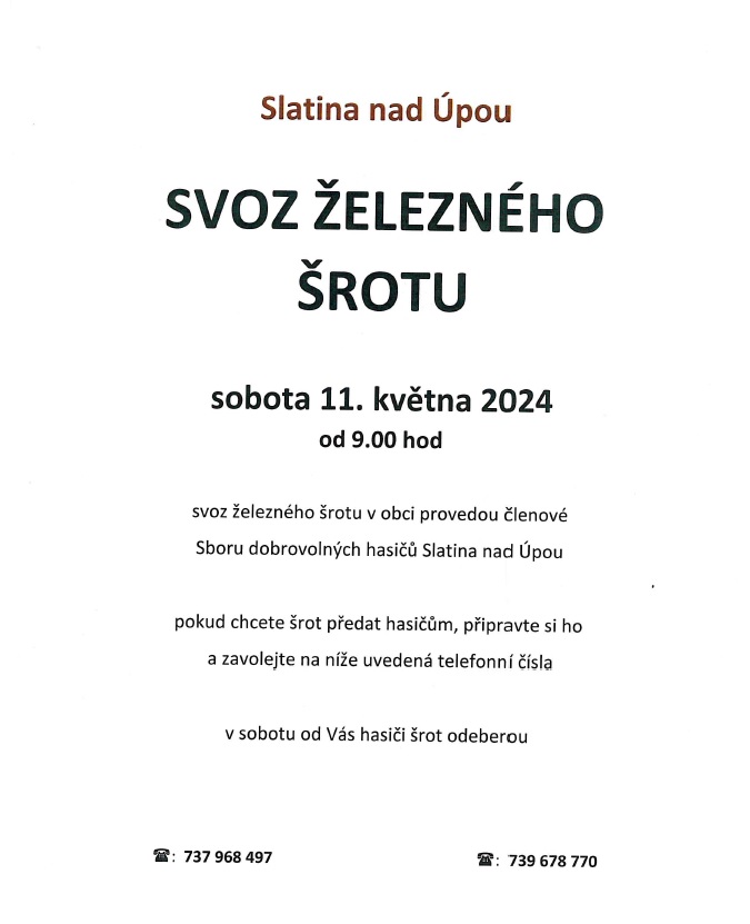 Svoz železného šrotu