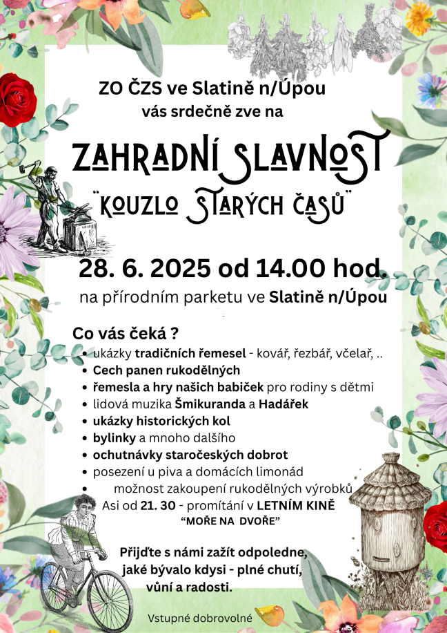 Zahradní slavnost 2025