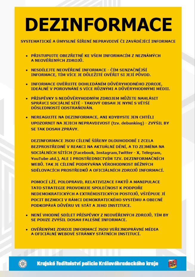 Varování policie ČR 7